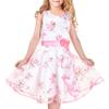3 Layers Girls Dress Sunflower Wave Pageant Bridesmaid Size 7-8 view 1