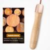 Ahomie Leather Jump Rope, Adjustable Skipping Jumping Ropes, with Rotary Bearing and Pure Wood Handles, for Gym & Home Fitness Workouts view 3