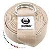 Tumaz Yoga Strap/Stretch Bands [15+ Colors, 6/8/10 Feet Options] with Extra Safe Adjustable D-Ring Buckle, Durable and Comfy Delicate Texture - Best for Daily Stretching, Physical Therapy, Fitness view 1