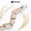 Tumaz Yoga Strap/Stretch Bands [15+ Colors, 6/8/10 Feet Options] with Extra Safe Adjustable D-Ring Buckle, Durable and Comfy Delicate Texture - Best for Daily Stretching, Physical Therapy, Fitness view 2