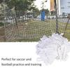 White Football Goal Net, 3x2m Polypropylene Training Net for Soccer Game Competition, Easy Installation, Foldable view 3
