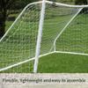 White Football Goal Net, 3x2m Polypropylene Training Net for Soccer Game Competition, Easy Installation, Foldable view 4