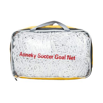 Aoneky 4 mm Heavy Duty Soccer Goal Net - 10 lbs per Netting - 24 x 8 Ft - Replacement Full Size Football Post Net - NOT Include Posts