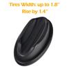 Thinvik Bike Front Wheel Riser Block, Bicycle Stabilize Stand Accessories for Indoor Road Bike Mountain Bike Riding Trainer Exercise Tire Holder view 3