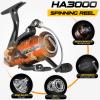 PLUSINNO Fishing Rod and Reel Combos, Bronze Warrior Toray IM6 Carbon Matrix Telescopic Fishing Rod Pole, 12 +1 Shielded Bearings Stainless Steel BB Spinning Reel, Travel Freshwater Fishing Gear view 4