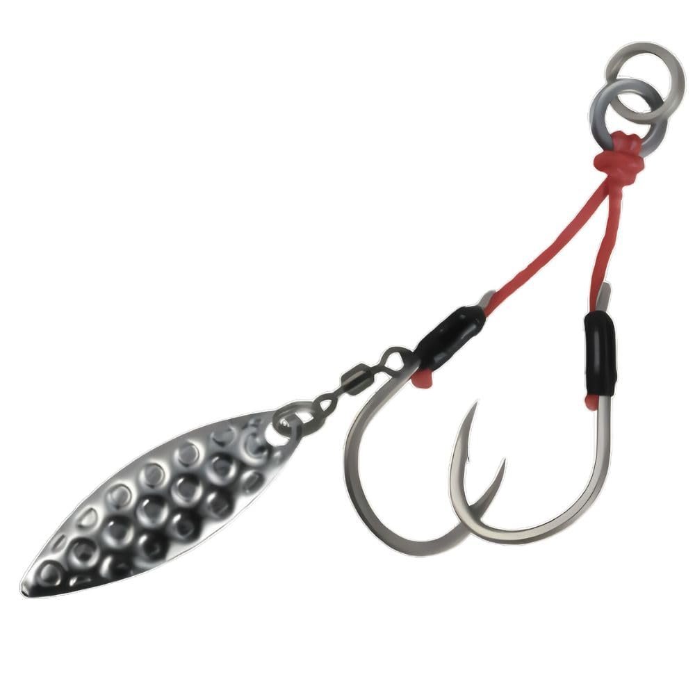 Duo Drag Metal Blade Hook, Willow/Silver, #11