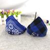 Newtensina 2pcs Plaid Dog Bandana Cute Puppy Neckerchief Adjustable Puppy Collar Scarf for Dogs - Blue - M view 2