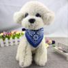 Newtensina 2pcs Plaid Dog Bandana Cute Puppy Neckerchief Adjustable Puppy Collar Scarf for Dogs - Blue - M view 4