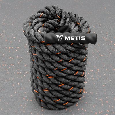 FORZA 30ft, 40ft and 50ft Battle Rope  1.5ft & 2-inch-Thick, Premium Quality Weighted Gym Rope for Fitness, Strength Training, Crossfit and More (30ft, 2 inch)