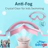 Seago Swim Goggles 2 Pack Anti-Fog Anti-UV Wide View Swimming Goggles for Kids 3-14 view 2