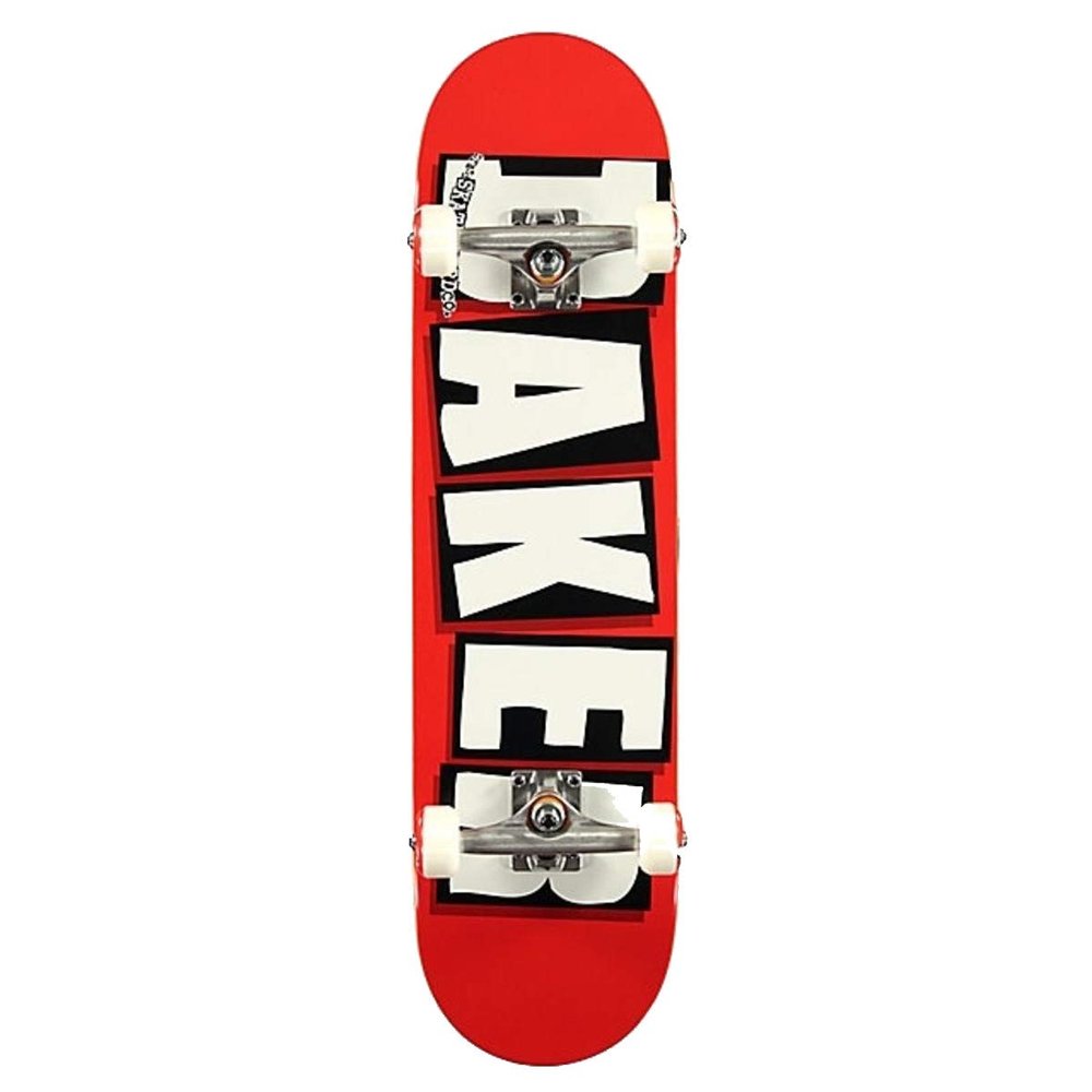Baker Skateboard Factory Assembled Complete Logo Red/White 8.0"