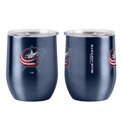 Boelter Brands NHL Columbus Blue Jackets Drink Tumbler Steel 16 Curved, Team Colors, One Size