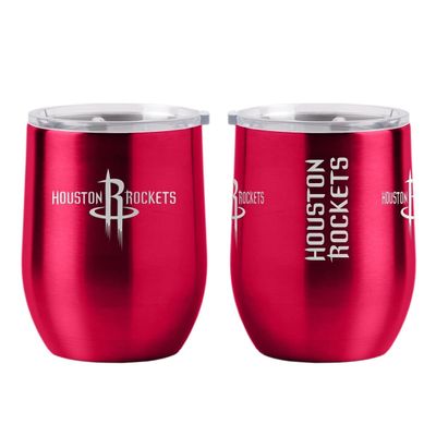 Boelter Brands NBA Houston Rockets Drink Tumbler Steel 16 Curved, Team Colors, One Size