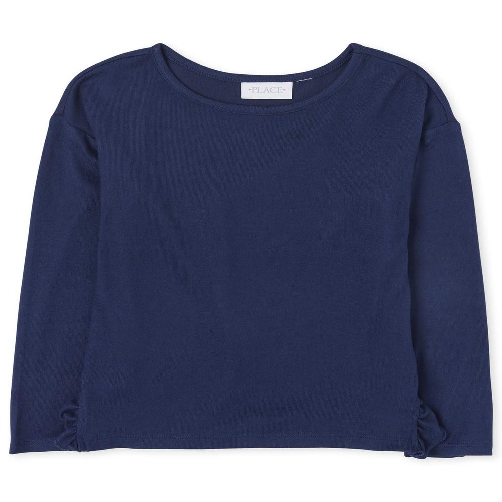 The Children's Place,Long Sleeve Fashion Top,Milky Way,XS (4)
