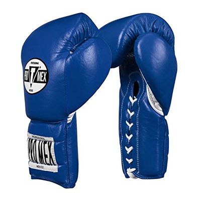 Pro-Mex Pro Lace Training Gloves V 3.0, Blue, 18 oz