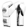 Pro-Mex Pro Lace Training Gloves V 3.0, White, 16 oz view 1