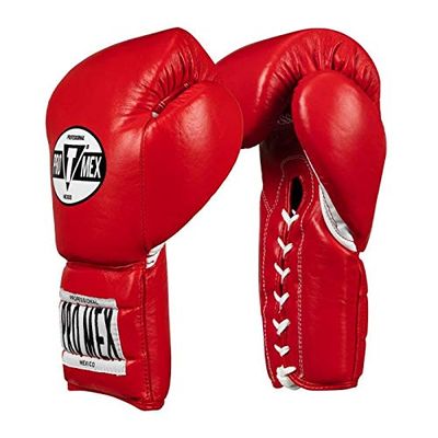 Pro-Mex Pro Lace Training Gloves V 3.0, Red, 14 oz