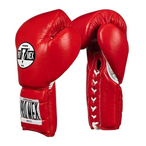 Pro-Mex Pro Lace Training Gloves V 3.0, Red, 14 oz