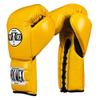 Pro-Mex Pro Lace Training Gloves V 3.0, Yellow, 18 oz view 1
