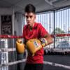 Pro-Mex Pro Lace Training Gloves V 3.0, Yellow, 18 oz view 4