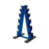 CAP A-Frame Dumbbell Hand Weight Vertical Storage Rack - Blue view 1