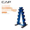 CAP A-Frame Dumbbell Hand Weight Vertical Storage Rack - Blue view 2