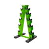 CAP A-Frame Dumbbell Hand Weight Vertical Storage Rack - Green view 1