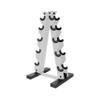 CAP A-Frame Dumbbell Hand Weight Vertical Storage Rack - White view 1