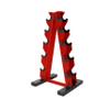 CAP A-Frame Dumbbell Hand Weight Vertical Storage Rack - Red view 1
