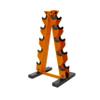CAP A-Frame Dumbbell Hand Weight Vertical Storage Rack - Orange view 1