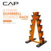 CAP A-Frame Dumbbell Hand Weight Vertical Storage Rack - Orange view 2