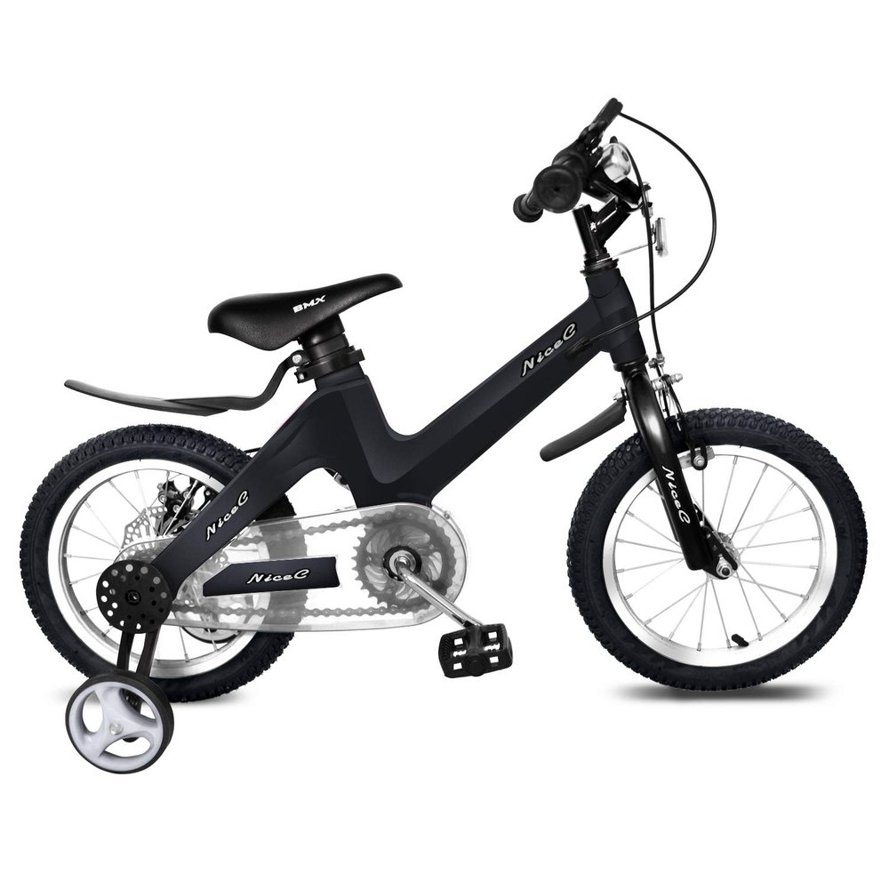 Kids' Bike with Training Wheels - Ages 3-8, 14" Wheels, Suitable for Boys & Girls