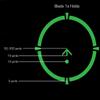 Swampfox Blade 1x25 Prism Scope, Green BRC Reticle view 4