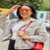 FEISEDY Shield Sport 80s Sunglasses Men Women Flat Top Mirrored Siamese Ski Goggles Stylish Rainbow B2602 view 4