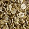 New Masonic 1911 Custom Grips Full Size Ambi Cut Gold Nickel Metal view 2
