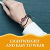 Happyyami Soccer Bracelet for Men Women National Flag Weaving Leather Bangle Adjustable Sports Fan Jewelry view 2