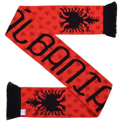 Albania Soccer Knit Scarf