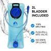 Hydration Pack,Hydration Backpack with 2L Hydration Bladder Lightweight Running Water Backpack for Women Men Kids (Black) view 4