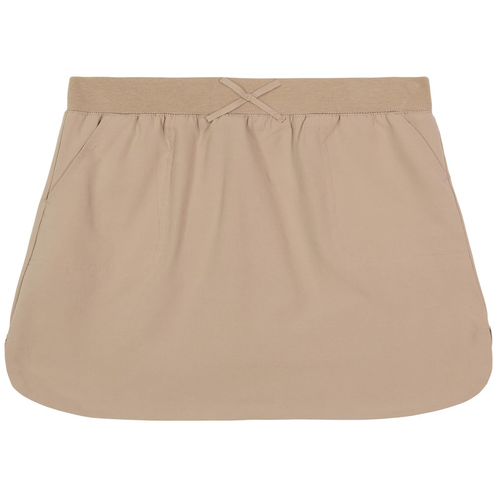 Nautica Girls School Uniform Performance Scooter, Khaki, 6