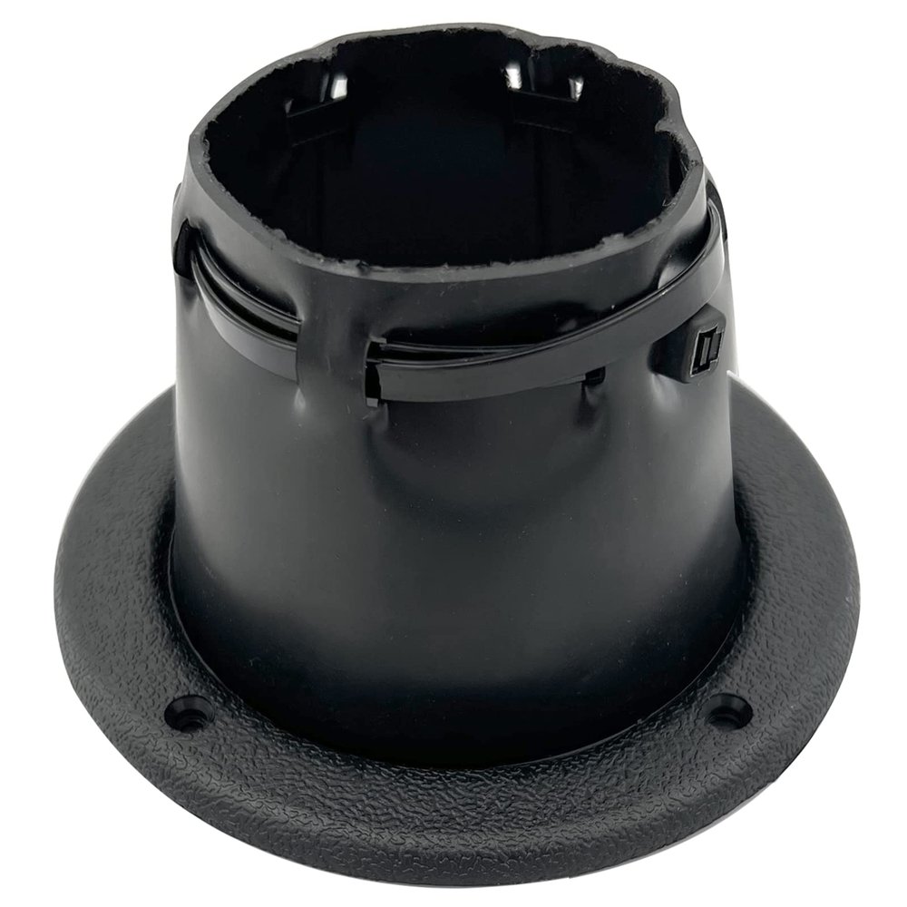 ISURE MARINE Supplies Cable Boot, Throttle Shift Cable Organizer,Boat Transom Steering Wires Boot Protect Fuel Lines Diameter 4.7",Black
