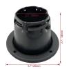 ISURE MARINE Supplies Cable Boot, Throttle Shift Cable Organizer,Boat Transom Steering Wires Boot Protect Fuel Lines Diameter 4.7",Black view 3