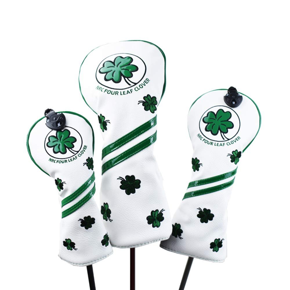 Golf Club Headcovers Numbered 1, 3, & X, Fits Oversized Drivers, Fairway Wood Hybrid Cover Headcover.