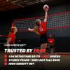 PowerNet Warm Up Net, Portable Volleyball Net for Backyard Games & Training, Indoor Outdoor Volleyball Practice Equipment, Foldable One Piece Quick Setup Frame view 2