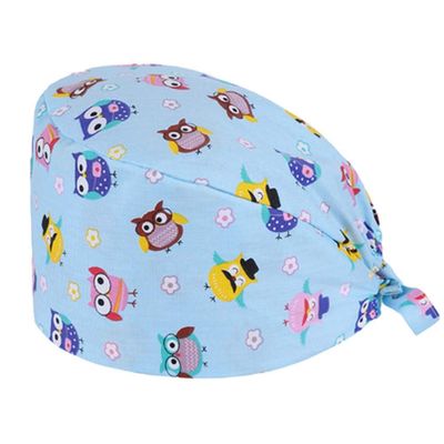 Adjustable Tie Back Surgical Operating Room Scrub Cap with Sweatband for Nurse/Doctor, N-06