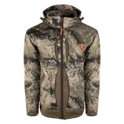 Drake Waterfowl Men's Stand Hunter's Endurance Jacket with Agion Active XL Scent Control Technology, Mossy Oak Terra Coyote, Medium (DNT3010-033-3)