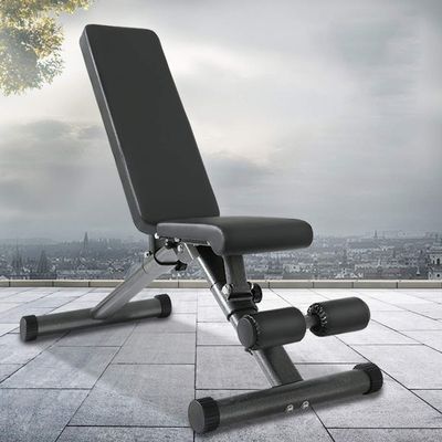 Multi-Functional Bench for Full All-in-One Body Workout, Fitness Equipment, Roman Chair, Ab Sit up Bench, Core & Abdominal Machine Adjustable decline Bench (Color : Black)