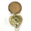 Brass Magnetic Needle Compass Push Knob Steampunk Ornament Gift for Men/Women view 4