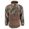 Drake Waterfowl Youth MST Eqwader Warm Moisture-Wicking Fleece Lined Waterproof Windproof Breathable Full-Zip Outdoor Jacket, Mossy Oak Shadowgrass Habitat, 8 view 1