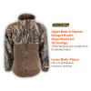 Drake Waterfowl Youth MST Eqwader Warm Moisture-Wicking Fleece Lined Waterproof Windproof Breathable Full-Zip Outdoor Jacket, Mossy Oak Shadowgrass Habitat, 8 view 4