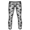 Oyolan Mens Sissy Sheer Floral Lace Low Rise Bulge Pouch Footless Legging Pants Tight Trousers Black Large view 1